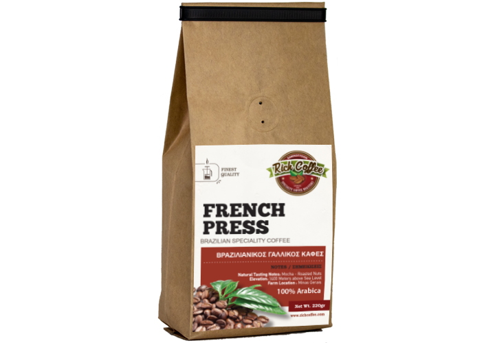 Brazilian French Press RICH Coffee Roasters